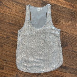 GAP • Silver Sequins Tank-top